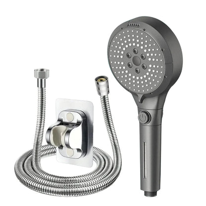 6 Modes Booster Shower Head Multifunctional Adjustable Filter Dechlorination Household Bathroom Large Water Volume Shower Set
