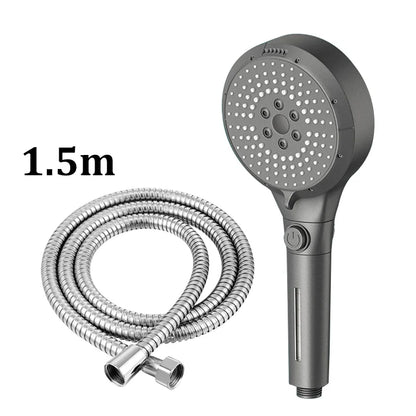 6 Modes Booster Shower Head Multifunctional Adjustable Filter Dechlorination Household Bathroom Large Water Volume Shower Set